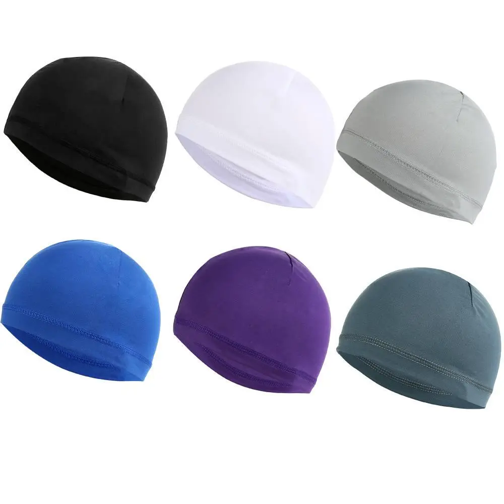 6PCS Helmet Liner Skull Caps Suitable for Men & Women, Moisture-Wicking Breathable Beanie Hats, Soft Lightweight Stretchy for Running, Cycling, Gym, Outdoor, Helmet, Unisex for Sizes