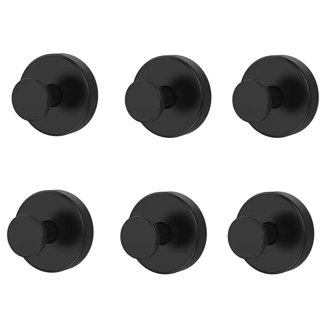 Black, 6 pieces