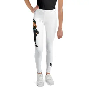 Amanda KU Youth Leggings - white