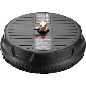 VEVOR 18 Pressure Washer Surface Cleaner w/Wheels, Stainless Steel Concrete Cleaner 4000 Max PSI, 1/4 Quick-Connect Connector w/ 2 Extension Wand, Heavy Duty Power Washer for Floor Driveway, PatioVEVOR Super Brand Day