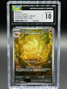 Pokemon TCG Ninetales | Obsidian Flames 199/197 | CGC Graded GEM MINT 10