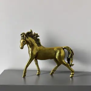 Horse Design Metal Ornament, 1 Count Creative Metal Decorations, Modern Desktop Decorative Ornament for Home Office Bookshelf, Art Figurine, Collectible Figurines