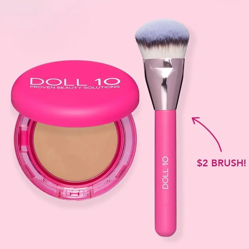 Peptide Bounce Balm Foundation with Brush Hydrating Compact Makeup Setting Coverage Peptide Bounce Balm Foundation with Brush Hydrating Compact Makeup Setting Coverage