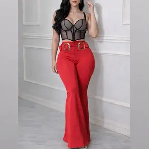 Red Colombian Suplex Leggings One Size