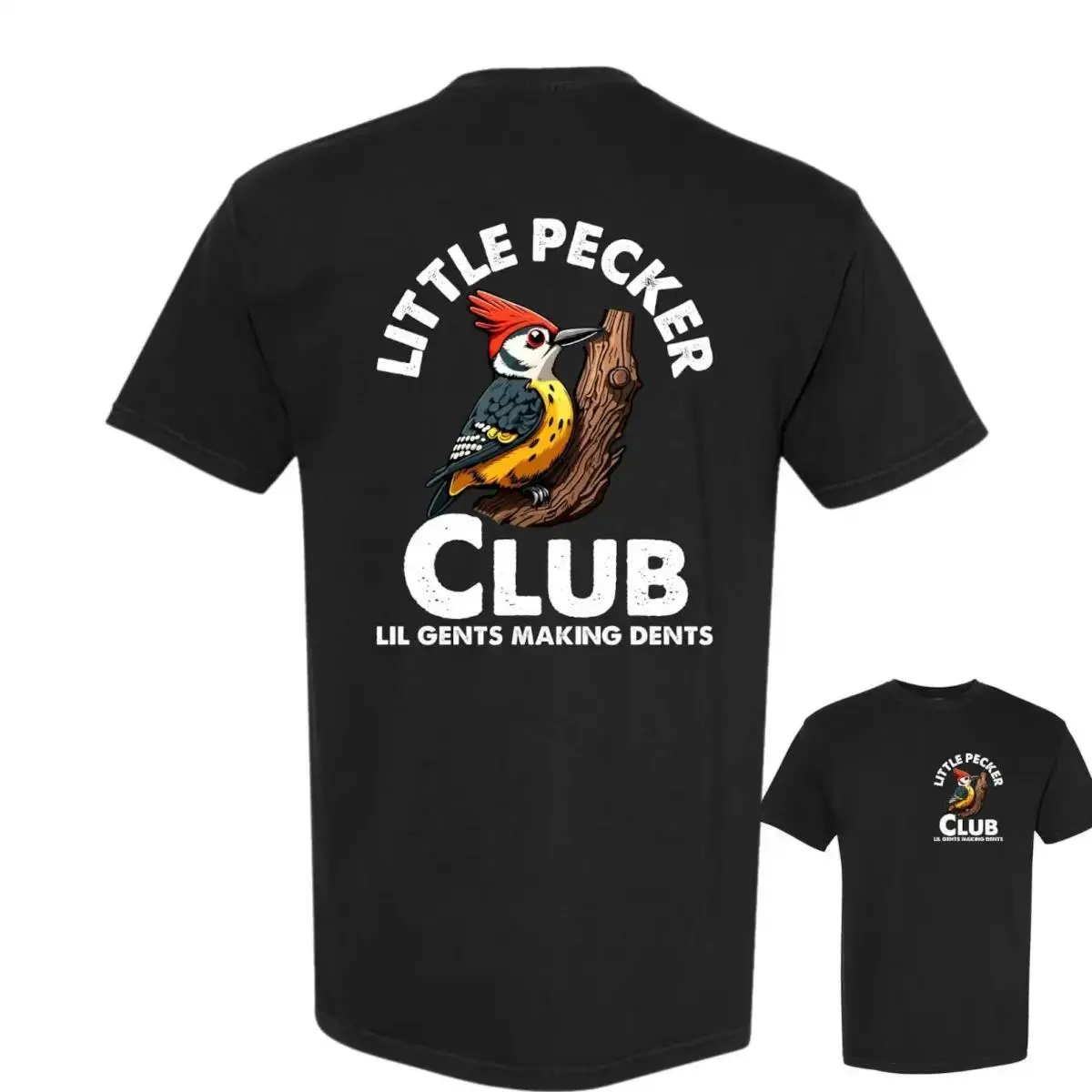 Vintage Little Pecker Club Graphic Tee | Retro Irony Aesthetic T-Shirt | Heavyweight 100% Cotton Funny Slogan Top | Trendy Brainrot Relaxed Fit Apparel | Soft Unique Sarcastic Gift | Chic Urban Streetwear | Daily Internet Culture Outfit