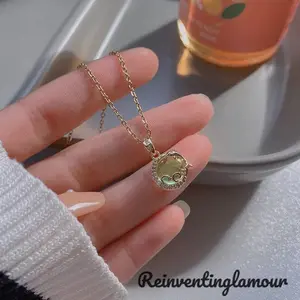 18k Gold Plated Dolphin Charm Necklace (Stainless Steel)11