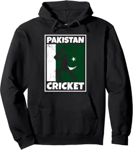 Pakistani Cricket Fan Flag of Pakistan Cricket Pullover Hoodie