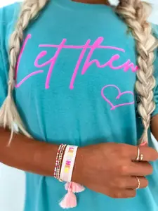 Let Them Seafoam Graphic Tee