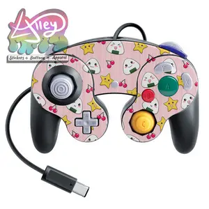 Cute Rice Balls and Stars Gamecube Controller skin