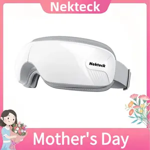 Nekteck Eye Massager with Heat & Bluetooth Music, Comfort Eye Mask for Relaxation, 5 Massage Modes, 15 mins Auto-Off, Ideal Gift for Men & Women,Christmas 's Day Present