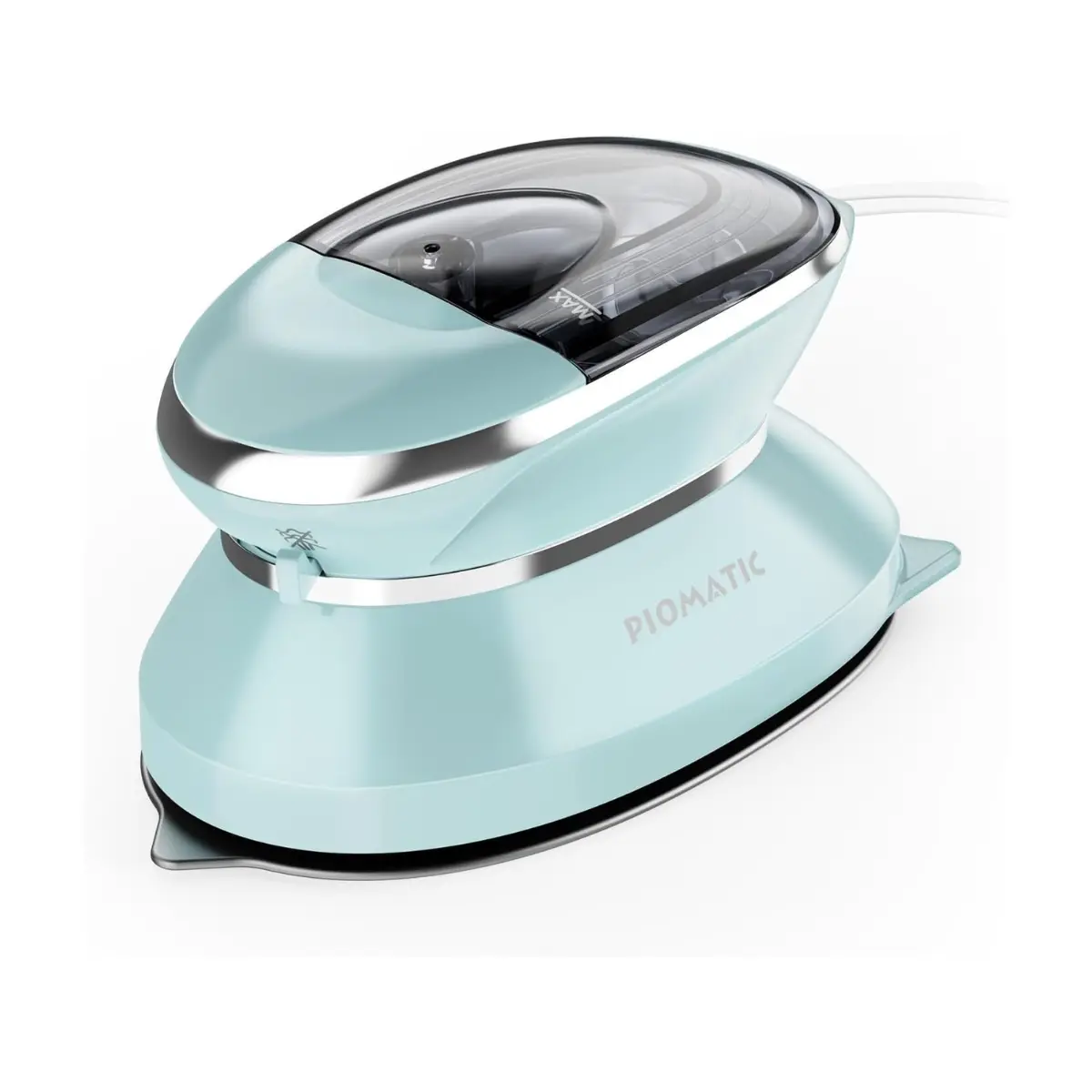 PIOMATIC Dual Voltage Travel Steam Iron - Portable Mini Non-Stick Soleplate Iron for Clothes, Sewing, Quilting