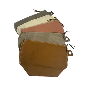 Washed Canvas Zip Bag