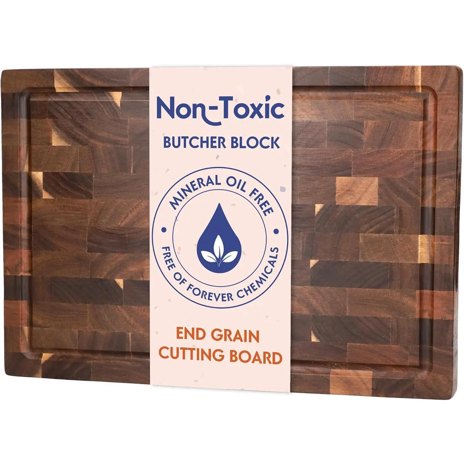 Large End Grain Acacia Cutting Board Large End Grain Acacia Cutting Board