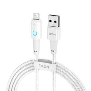 USB-A to Lightning Braided Cable | Fast Charging | 6FT | White