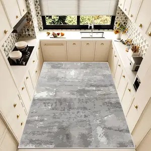 Marble Pattern Kitchen Mat, 1 Count Non-slip Kitchen Rug, Rectangle Home Decor Floor Mat, Decorative Carpet for Home Kitchen Living Room Bedroom