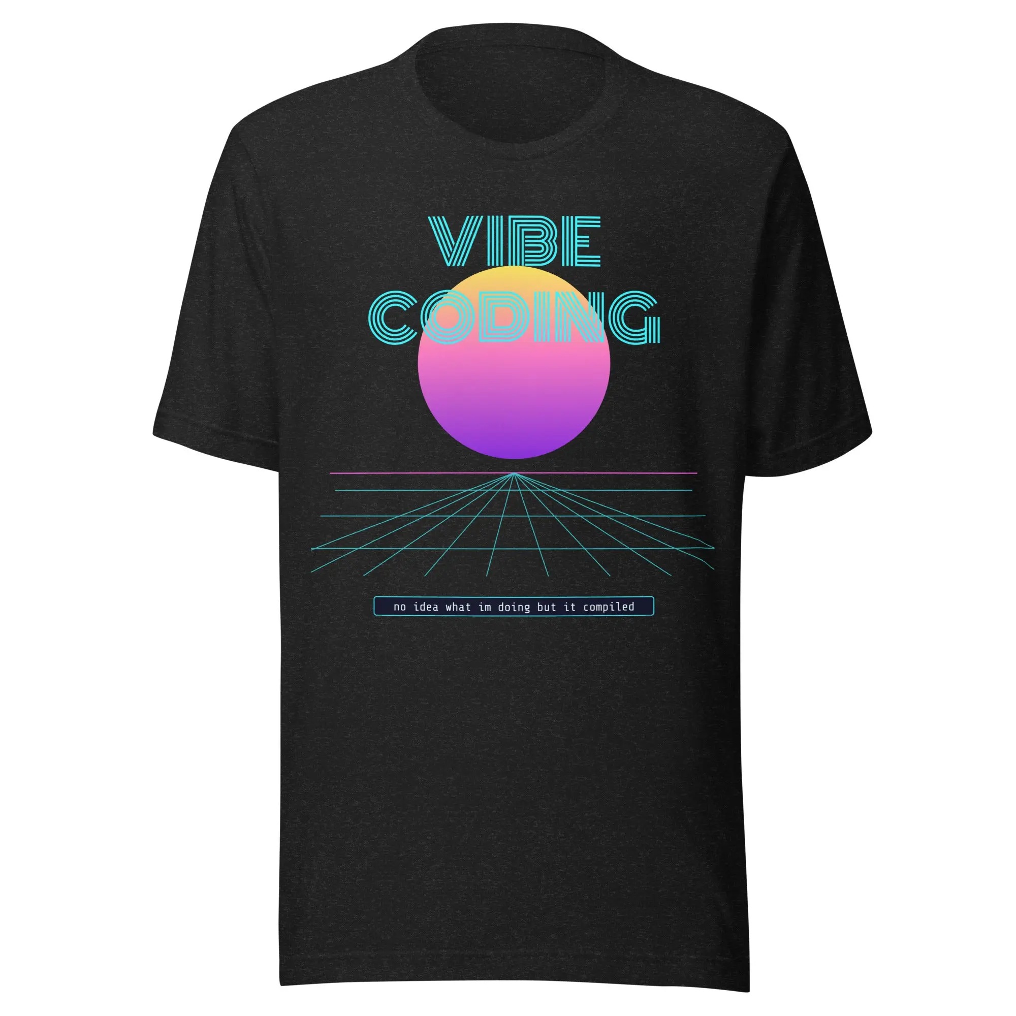 Vibe Coding | Funny AI Programmer Synthwave Tee