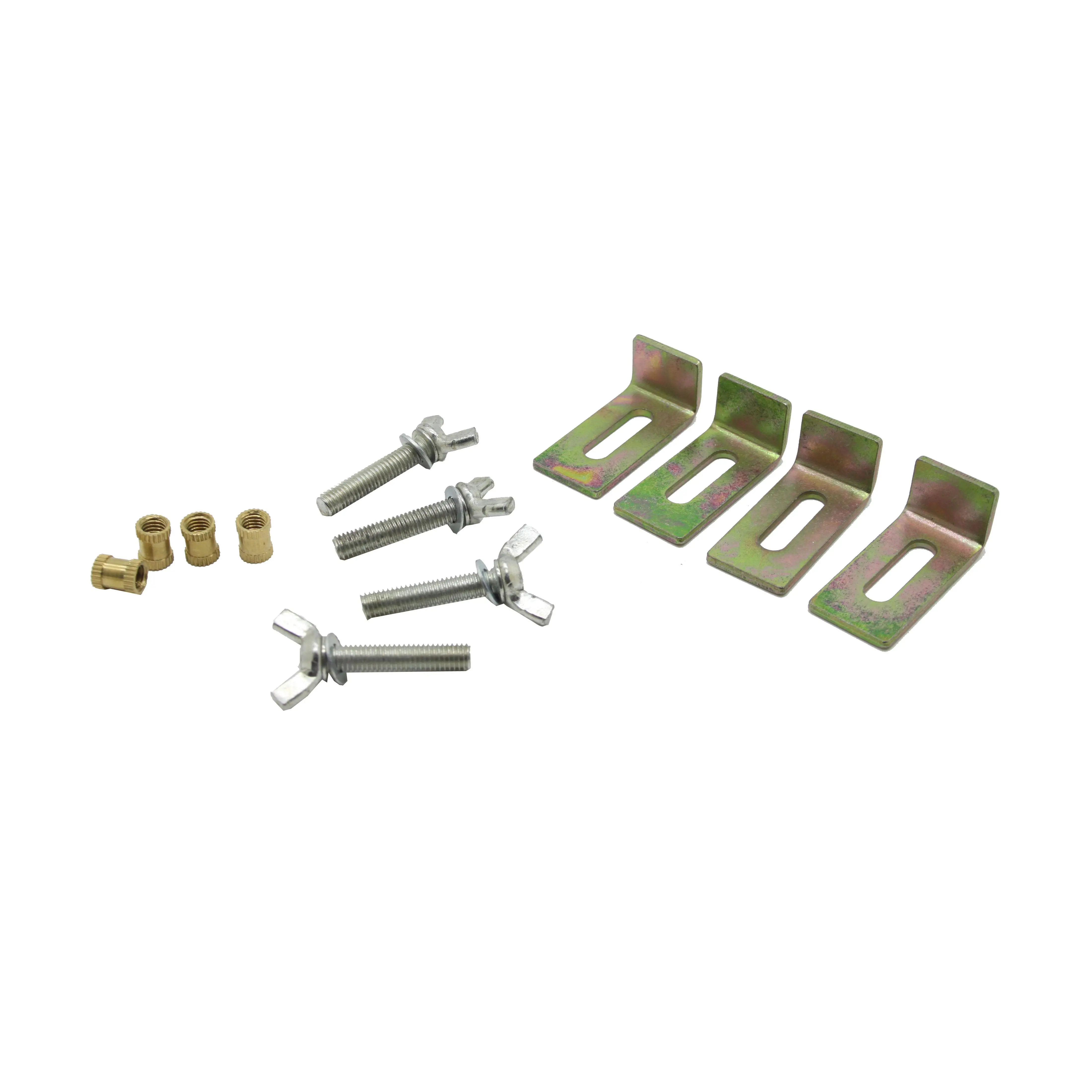 FixtureDisplays® Set of 4 Undermount Sink Clips Undermount Sink Brackets Sink Clips Kits 15991-NF