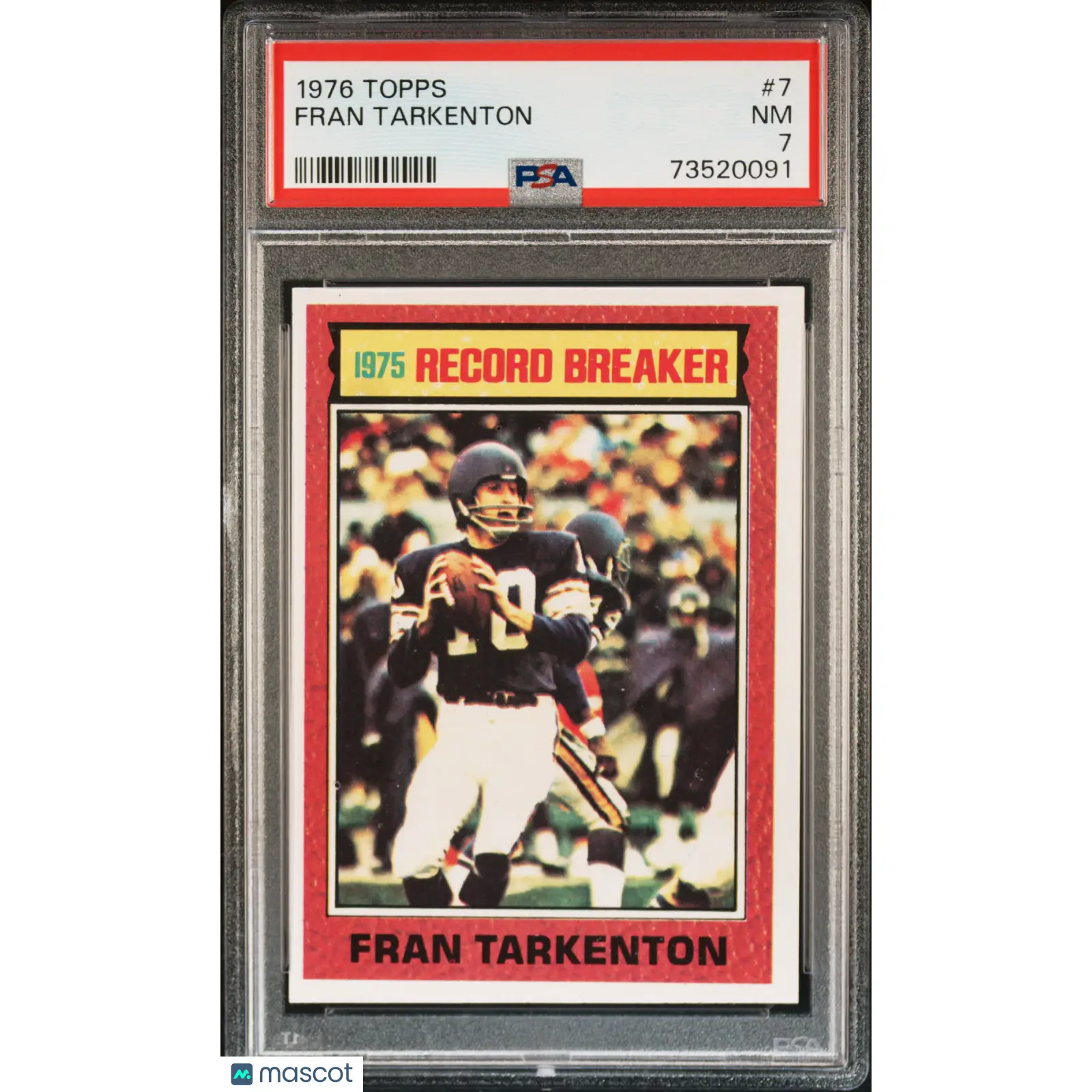 Fran Tarkenton PSA 1976 Topps Football #7 7 73520091