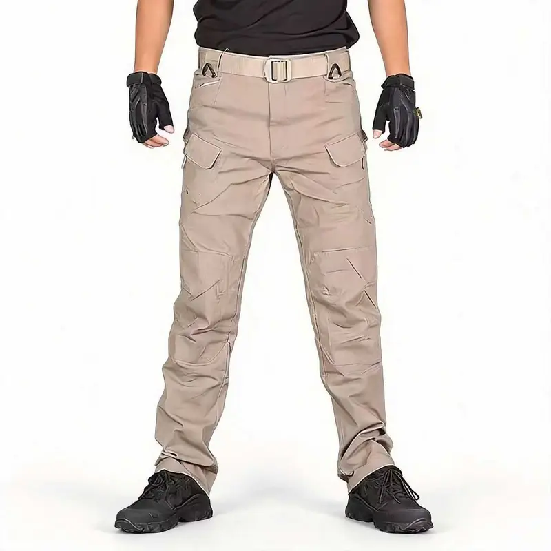 Men's Slim Fit Tactical Cargo Pants, Durable and Abrasion-Resistant Design with Multiple Pockets, Suitable for Outdoor Activities and Daily Wear (Machine Washable) camo sport smooth skin-friendly soft fabric suitable