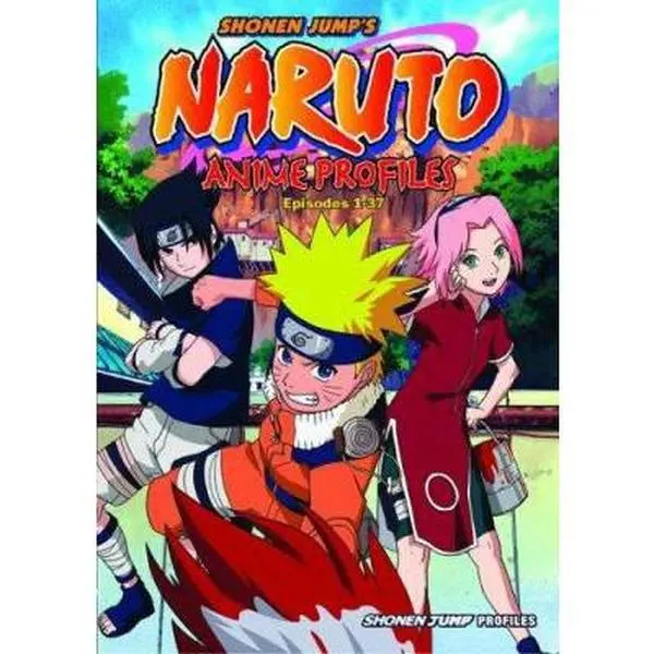 USED Book - Naruto Anime Profiles, Vol. 1: Episodes 1-37 by Masashi Kishimoto (Paperback) - english