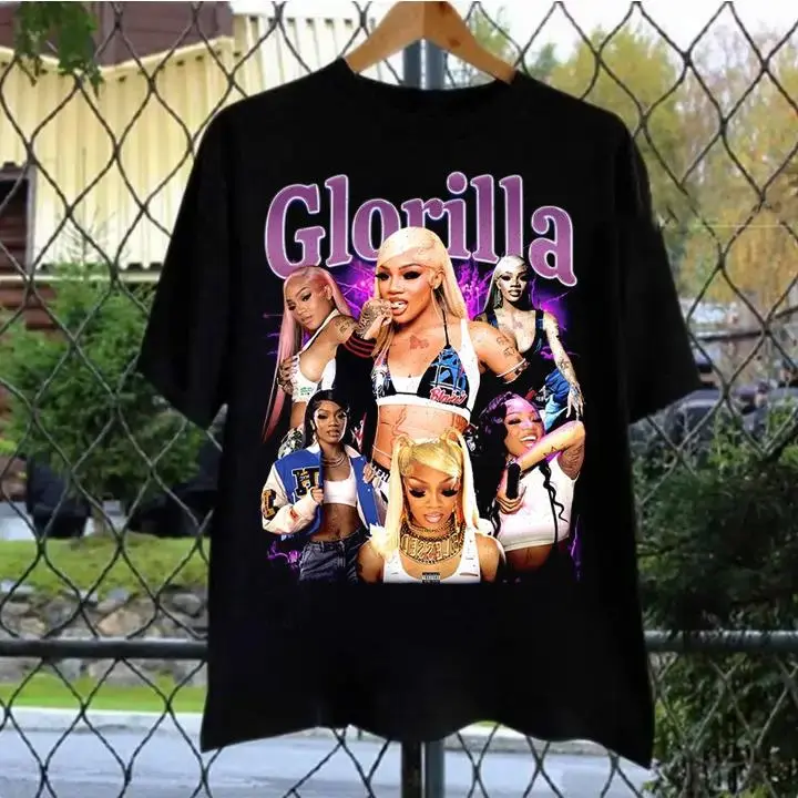 Glorilla T-shirt 90s Retro R&B Hip Hop Music Merch Shirt