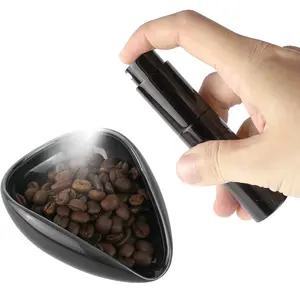 Universal Coffee Dosing Cup and Spray Bottle Set, Espresso Accessories to Reduce Coffee Static, Small Size, Black