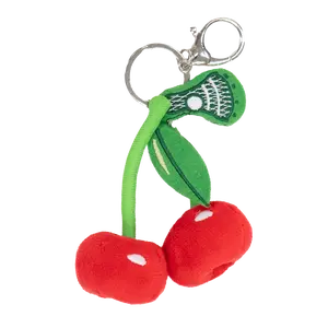 Cherry Plush Lacrosse Bag Charm
