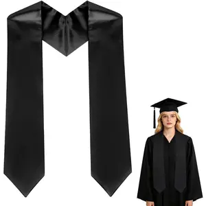 60 Inch Graduation Stole, Plain Graduation Sash Unisex Graduation Stole Class of 2026 2025 for Academic and Choral