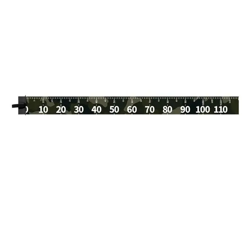 Waterproof PVC Fishing Ruler Foldable Fish Measuring Board Dual Sided Fishing Ruler for Boats, Kayaks & Marine 10cm