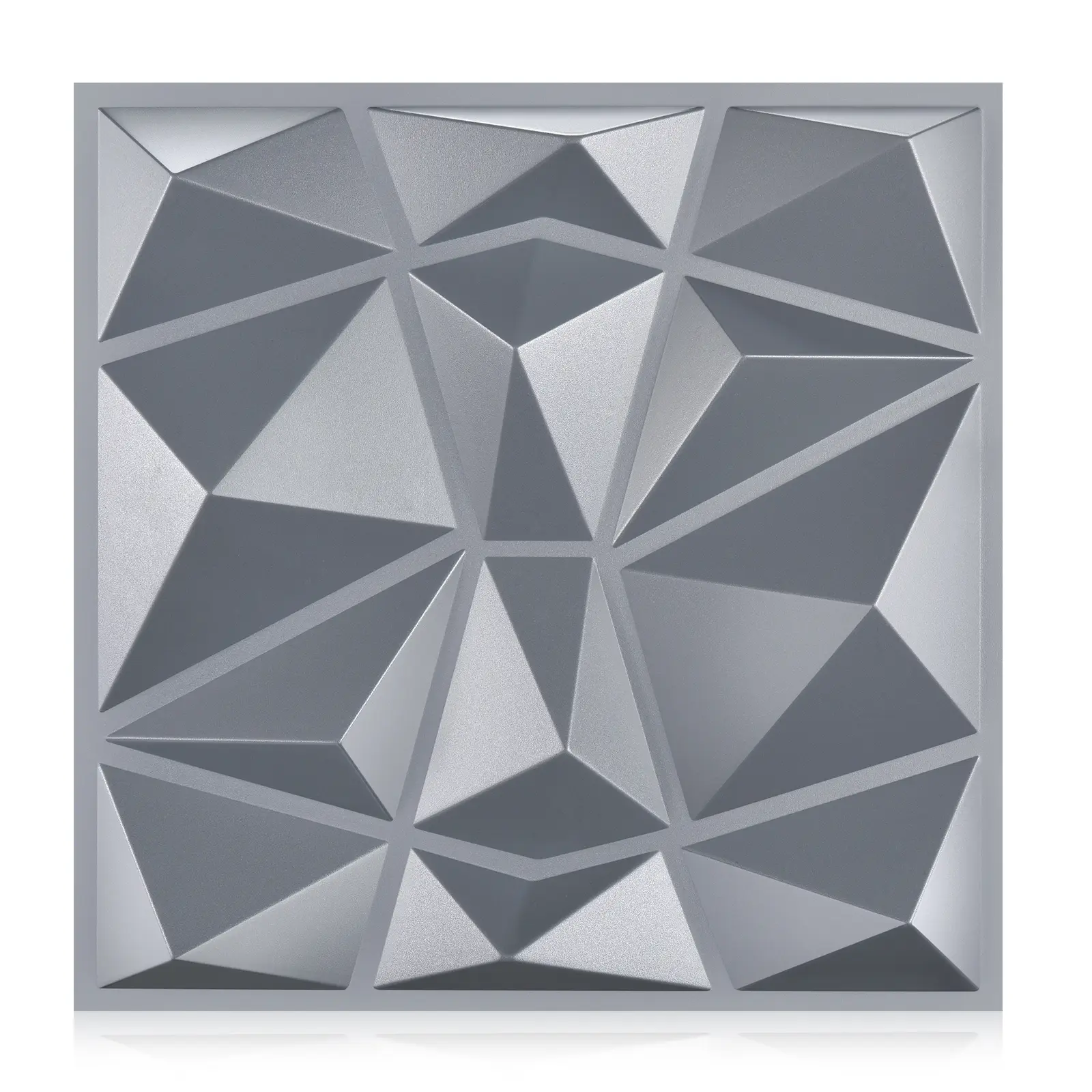 Aadesh PVC Plastic 3D Wall Panels, Waterproof and Fire-Resistant, 11.8x11.8 Inches, Ideal for Living Rooms, Bedrooms, Hotels, Offices