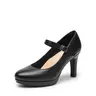 Dream Pairs Women's Mary Janes Shoes - Classy Almond Toe Platform Heels, Comfortable Stiletto High Heels, Shoes for Women for Office & Night Out