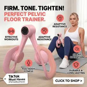 Kegel Exerciser for Women - Postpartum Pelvic Floor Muscle Trainer & Inner Thigh Exerciser. Home Leg Slimming Workout Equipment & Body Sculpting Artifact
