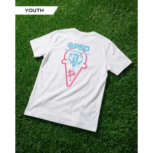 PSD Youth Boys Baseball Lifestyle 101 White Tee
