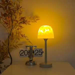 Versatile Gift Choice! Aurora/Ocean Wave/Water Ripple Table Lamp 16-Color Ambient Table Lamp with Control, Relaxation &Romantic Night Ambience,Suitable for Bedroom, Living Room, Study, Home,Perfect Gift for Holidays, Birthdays & Events! night light