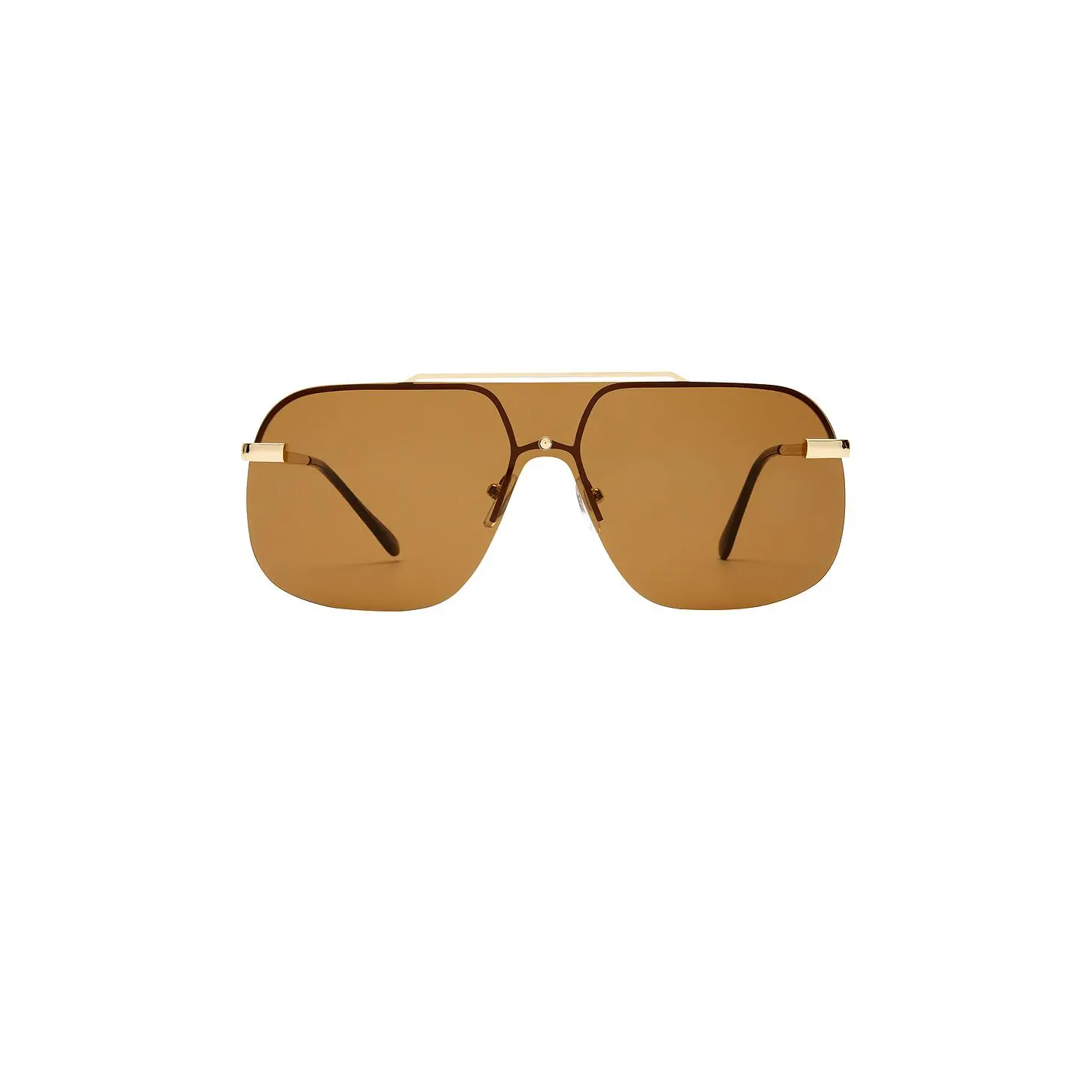 AIRE Venatici Sunglasses in Gold & Brown Mono