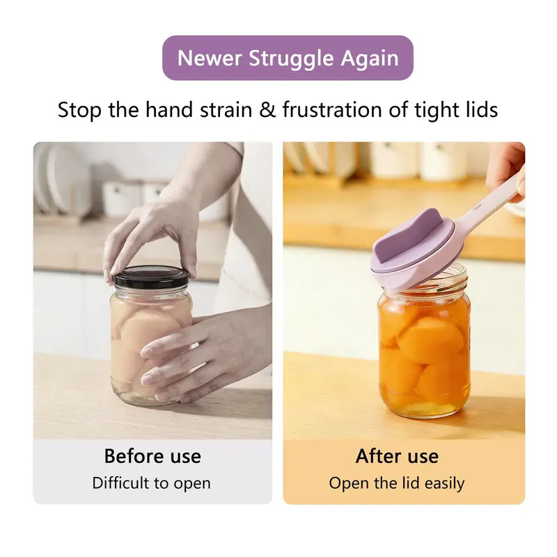 Hivekana 4-in-1 Kitchen Adjustable Jar Opener - Stainless Steel Grip Tool for Seniors, Lid & Bottle Opener for Mason, Pickle Jars Hivekana 4-in-1 Kitchen Adjustable Jar Opener - Stainless Steel Grip Tool for Seniors, Lid & Bottle Opener for Mason, Pickle Jars