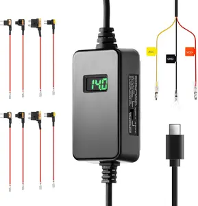 mai Adjustable Hardwire Kit UP for TypeC Dash Cams, Level Low Voltage Protection, RealTime Voltage Display, H Parking Mode for M/A/AS/A/ASE/X/T/ A Lite Car Cameras