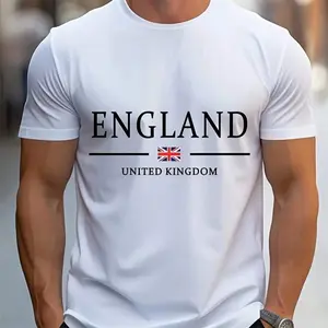 UK Union Flag Heat Transfer Vinyl Decal - Black Polyurethane, Cartoon Style Patch, Suitable For T-Shirts, Jackets, Pants - Patriotic Union Flag Design