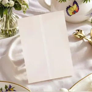 Jackets for 5x7 Invitations Pre-Folded Invitation Sleeves 110GSM Translucent Paper Jackets for Wedding Wraps Envelope Liners Greeting Cards Birthday (50)