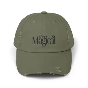 Stay Magical Unisex Distressed Cap