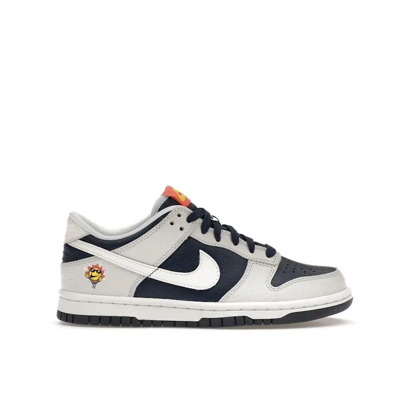 Nike Kid's Dunk Low UV Reactive Photon Dust Midnight Navy, from StockX