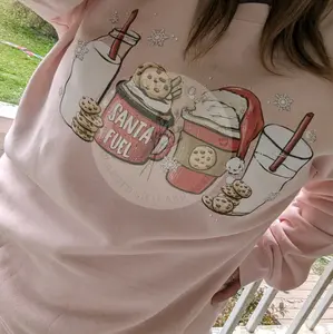 Santa's Helper Milk & Cookies Crewneck Sweater