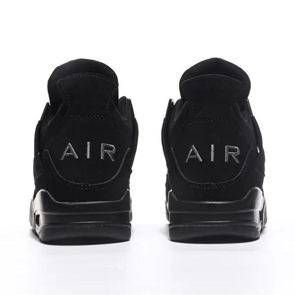 Mens/Womens Fashion Sports Basketball Shoes Retro 4S Sneakers Black Cat