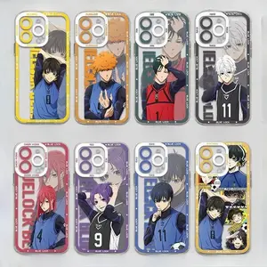 hot blood Anime blue lock New Phone Case For iPhone 17 16 15 14 13 12 11 Mini Pro Max X XR XSMax 6S 6 7 8 Plus SE20 Transparent Cover