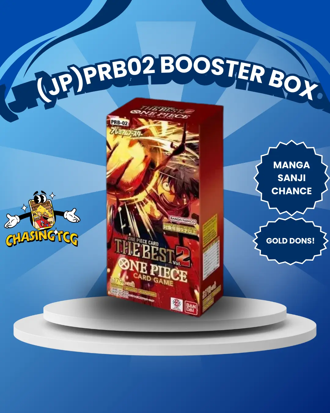 [JP] PRB-02 The Best Vol 2. Japanese Booster Box - One Piece Trading Card Game