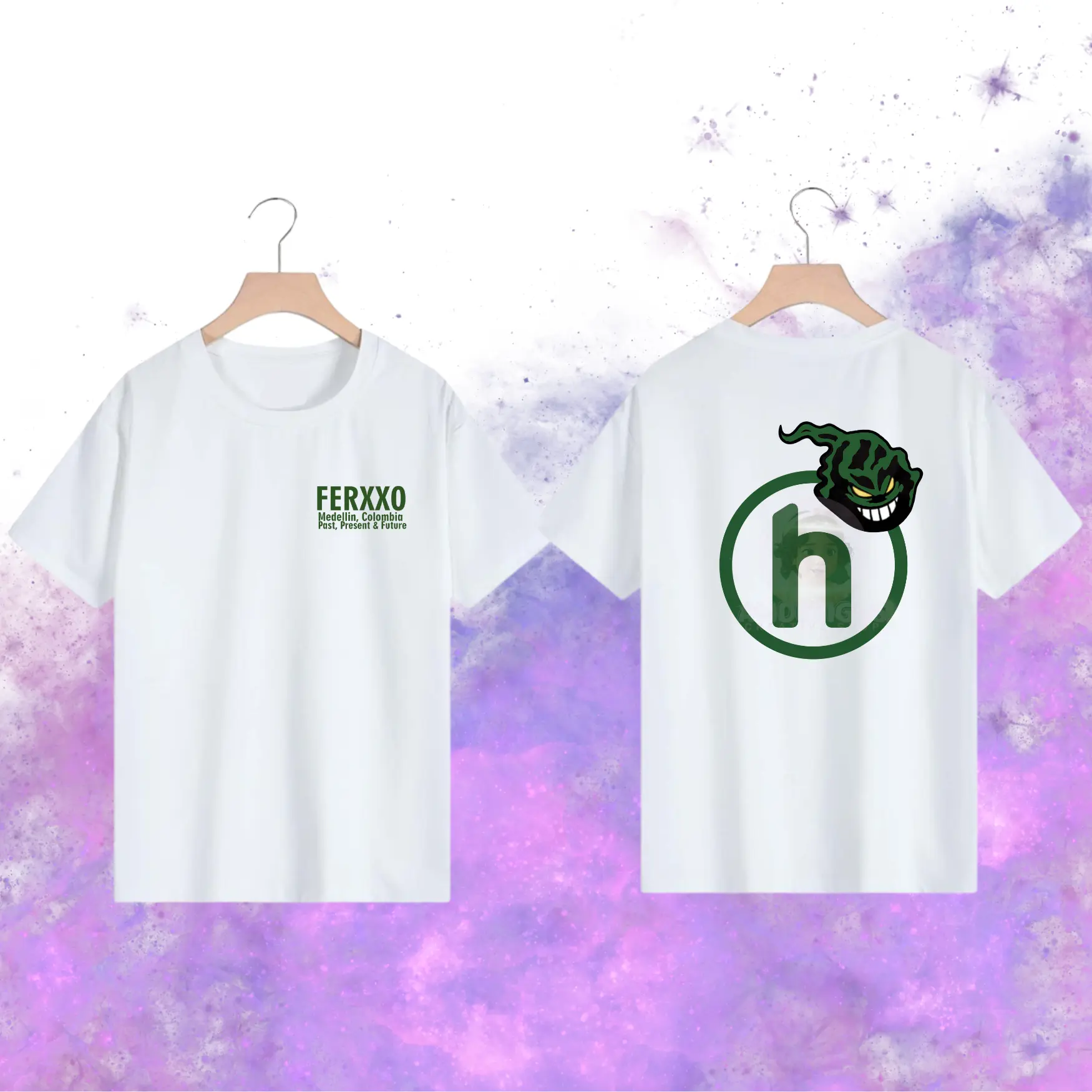 FERXXO unisex hidden T-shirt merch  Casual