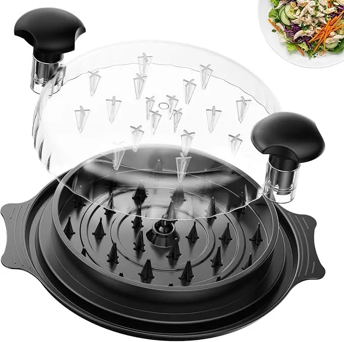 Manual Chicken Shredder & Meat Chopper Kitchen Tool - Gripped Handles, Sturdy Non-Slip Base for Chopping Chicken, Pork, Beef - Family Dinners, Busy Meal Prep