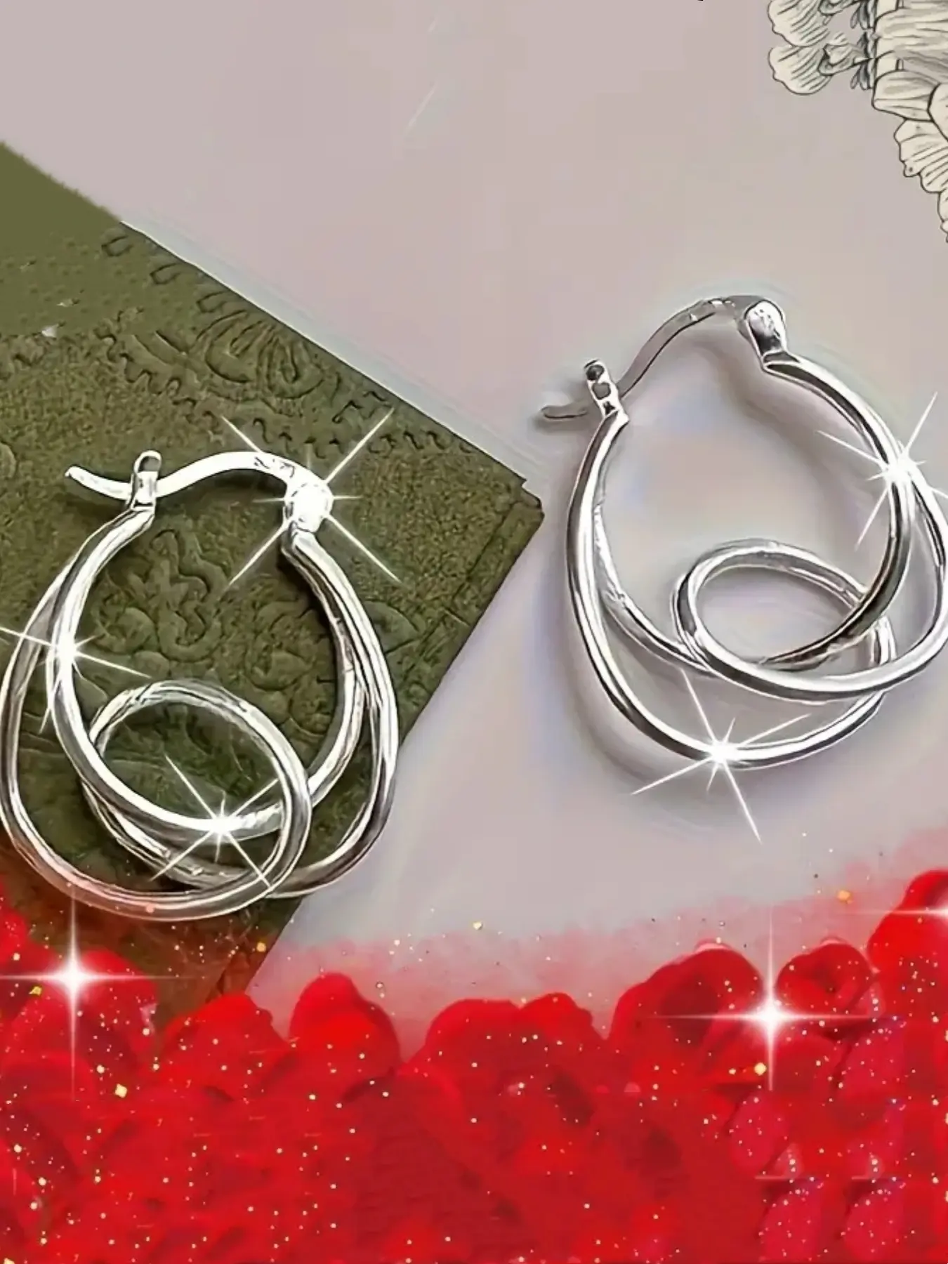 Irregular Twisted Line Hoop Earrings for Women, Elegant Minimalist Earrings, Minimalist Design, Versatile Earrings, Stylish Party Jewelry, Fashionable Earrings, Perfect Gift Ideas, Ear Hoops, Fashionable Jewelry Accessories