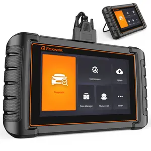 FOXWELL NT809 Bidirectional Scan Tool and OBDII 16Pin Extension Cable, All System OBD2 Scanner Diagnostic Tool,30+ Service