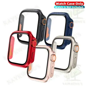 KAYKWONG'S Watch Screen Protector Case Cover for iWatch Series 11/10/9/8/7/6/5/4, Durable Titanium Design, Perfect for 40/41/42/44/45/46mm Models, Protects Front Screen